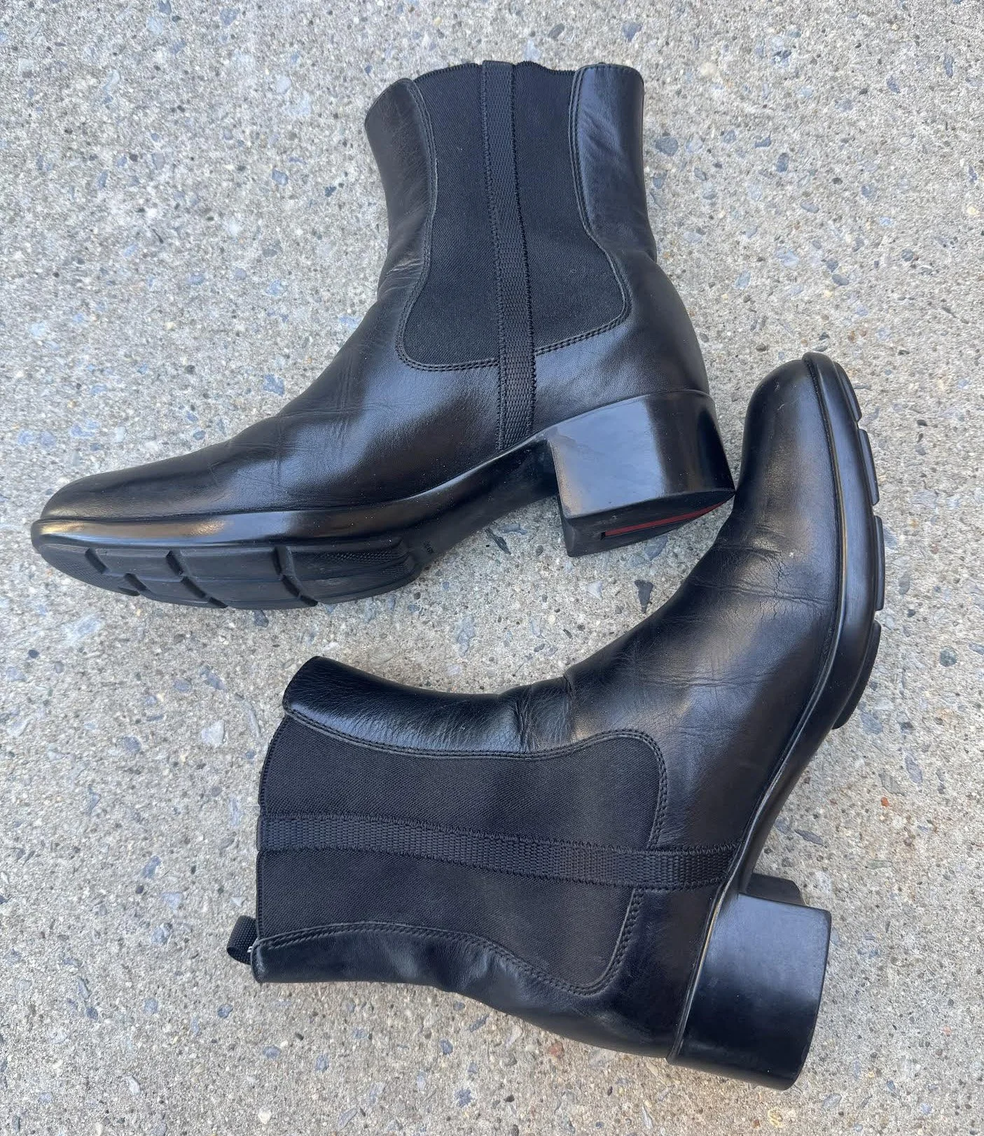 Women's Vintage Prada Chelsea Boots (Size 37 1/2) — RootsBK